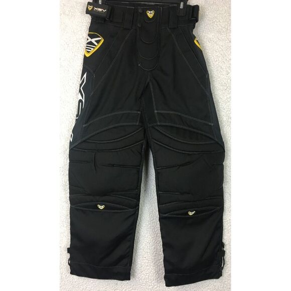 XSV Paintball Pants Black Size Y (24-28 Waist) Adjustable...